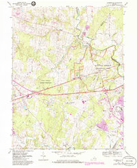 Download a high-resolution, GPS-compatible USGS topo map for Gainesville, VA (1986 edition)