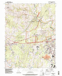 Download a high-resolution, GPS-compatible USGS topo map for Gainesville, VA (1996 edition)