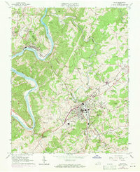 Download a high-resolution, GPS-compatible USGS topo map for Galax, VA (1971 edition)