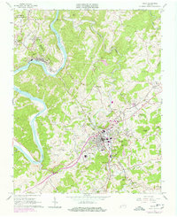 Download a high-resolution, GPS-compatible USGS topo map for Galax, VA (1978 edition)