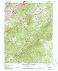 Download a high-resolution, GPS-compatible USGS topo map for Garden City, VA (1984 edition)