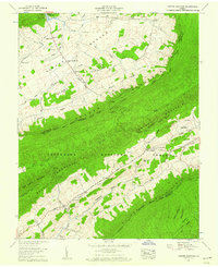 Download a high-resolution, GPS-compatible USGS topo map for Garden Mountain, VA (1960 edition)