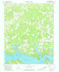 Download a high-resolution, GPS-compatible USGS topo map for Gasburg, VA (1980 edition)