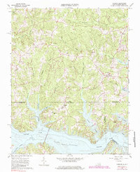 Download a high-resolution, GPS-compatible USGS topo map for Gasburg, VA (1985 edition)