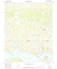 Download a high-resolution, GPS-compatible USGS topo map for Gasburg, VA (1990 edition)