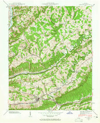 Download a high-resolution, GPS-compatible USGS topo map for Gate City, VA (1965 edition)