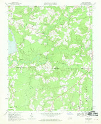 Download a high-resolution, GPS-compatible USGS topo map for Gates, VA (1970 edition)