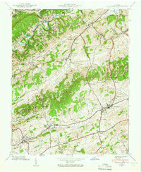 Download a high-resolution, GPS-compatible USGS topo map for Glade Spring, VA (1965 edition)