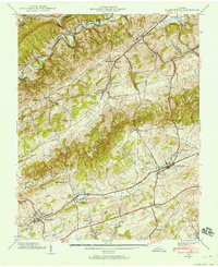 Download a high-resolution, GPS-compatible USGS topo map for Glade Spring, VA (1958 edition)