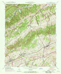 Download a high-resolution, GPS-compatible USGS topo map for Glade Spring, VA (1970 edition)