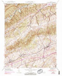 Download a high-resolution, GPS-compatible USGS topo map for Glade Spring, VA (1991 edition)