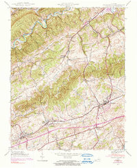 Download a high-resolution, GPS-compatible USGS topo map for Glade Spring, VA (1991 edition)