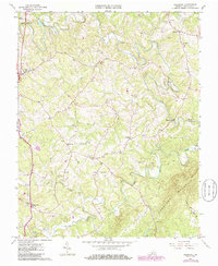 Download a high-resolution, GPS-compatible USGS topo map for Gladehill, VA (1986 edition)