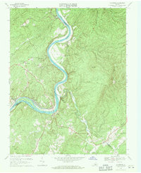 Download a high-resolution, GPS-compatible USGS topo map for Gladstone, VA (1971 edition)