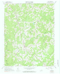preview thumbnail of historical topo map of Campbell County, VA in 1966
