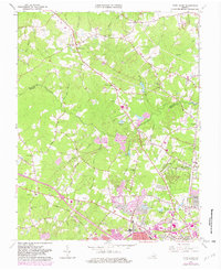 Download a high-resolution, GPS-compatible USGS topo map for Glen Allen, VA (1982 edition)