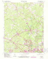 Download a high-resolution, GPS-compatible USGS topo map for Glen Allen, VA (1990 edition)