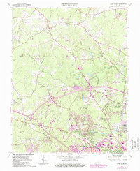 Download a high-resolution, GPS-compatible USGS topo map for Glen Allen, VA (1987 edition)