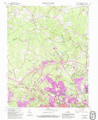 Download a high-resolution, GPS-compatible USGS topo map for Glen Allen, VA (1994 edition)