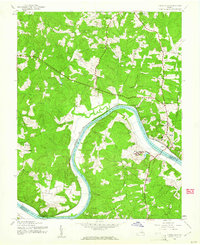 Download a high-resolution, GPS-compatible USGS topo map for Goochland, VA (1961 edition)