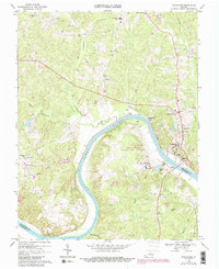 Download a high-resolution, GPS-compatible USGS topo map for Goochland, VA (1987 edition)