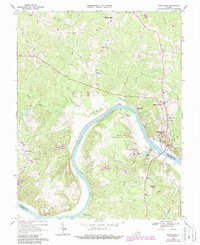 preview thumbnail of historical topo map of Goochland, VA in 1968