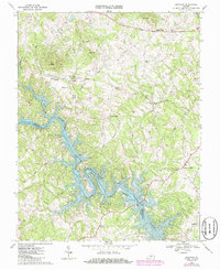 Download a high-resolution, GPS-compatible USGS topo map for Goodview, VA (1986 edition)