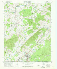 Download a high-resolution, GPS-compatible USGS topo map for Gordonsville, VA (1972 edition)