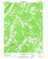 Download a high-resolution, GPS-compatible USGS topo map for Gore, VA (1967 edition)
