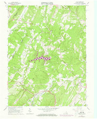 Download a high-resolution, GPS-compatible USGS topo map for Gore, VA (1973 edition)