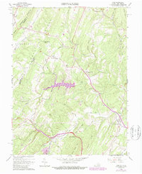 Download a high-resolution, GPS-compatible USGS topo map for Gore, VA (1987 edition)