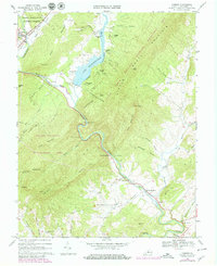Download a high-resolution, GPS-compatible USGS topo map for Goshen, VA (1979 edition)