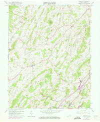 Download a high-resolution, GPS-compatible USGS topo map for Greenville, VA (1972 edition)