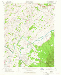 Download a high-resolution, GPS-compatible USGS topo map for Grottoes, VA (1966 edition)
