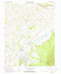 Download a high-resolution, GPS-compatible USGS topo map for Grottoes, VA (1978 edition)