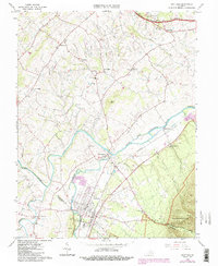 Download a high-resolution, GPS-compatible USGS topo map for Grottoes, VA (1987 edition)