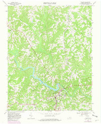 Download a high-resolution, GPS-compatible USGS topo map for Halifax, VA (1981 edition)