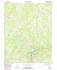 Download a high-resolution, GPS-compatible USGS topo map for Halifax, VA (1991 edition)