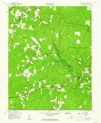 Download a high-resolution, GPS-compatible USGS topo map for Hallsboro, VA (1961 edition)