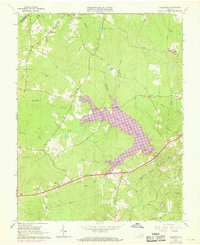 Download a high-resolution, GPS-compatible USGS topo map for Hallsboro, VA (1969 edition)