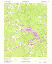 Download a high-resolution, GPS-compatible USGS topo map for Hallsboro, VA (1975 edition)
