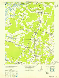 Download a high-resolution, GPS-compatible USGS topo map for Hallwood, VA (1953 edition)