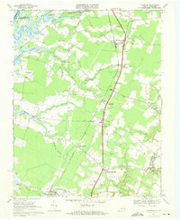 Download a high-resolution, GPS-compatible USGS topo map for Hallwood, VA (1971 edition)