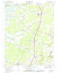 Download a high-resolution, GPS-compatible USGS topo map for Hallwood, VA (1991 edition)