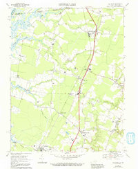 Download a high-resolution, GPS-compatible USGS topo map for Hallwood, VA (1992 edition)