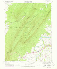 Download a high-resolution, GPS-compatible USGS topo map for Hamburg, VA (1978 edition)