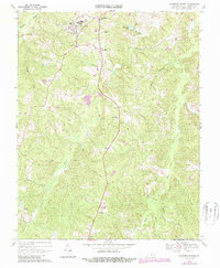 Download a high-resolution, GPS-compatible USGS topo map for Hampden Sydney, VA (1987 edition)