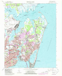 Download a high-resolution, GPS-compatible USGS topo map for Hampton, VA (1980 edition)