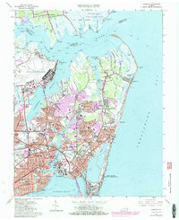 Download a high-resolution, GPS-compatible USGS topo map for Hampton, VA (1984 edition)