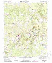 Download a high-resolution, GPS-compatible USGS topo map for Hanover Academy, VA (1985 edition)